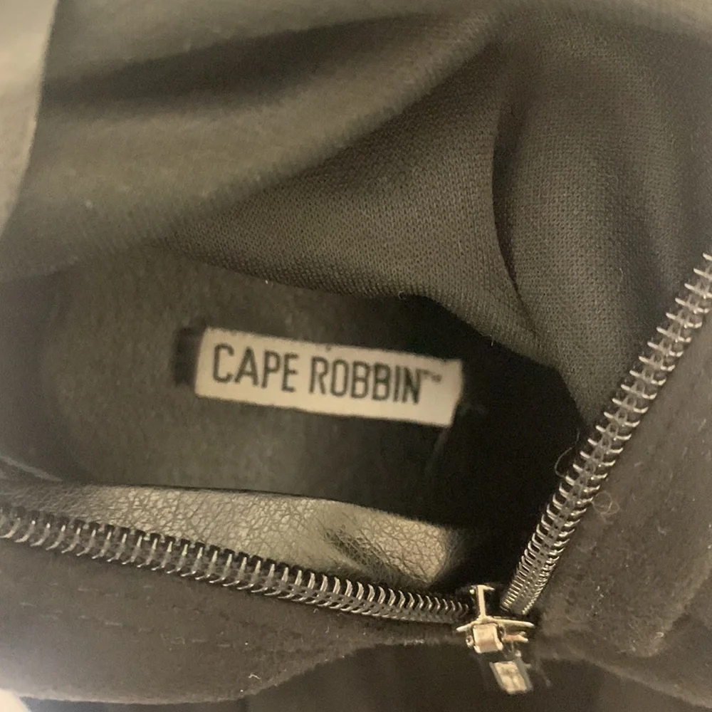 Cape Robbin black over the knee boots size 9